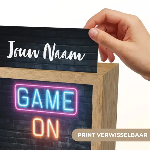 Game - Neon - Muur Light Box met kabel (Kinderlampje) klein -USP_websiteprintNL
