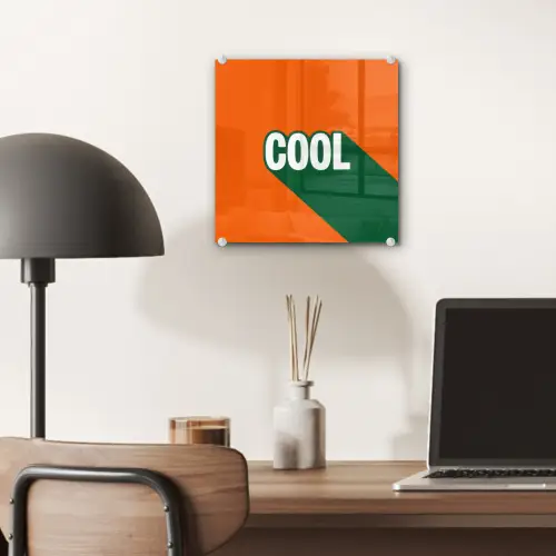 Cool - Oranje - Groen plexiglas 5mm klein -sfeer6
