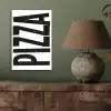 Pizza - Japandi - Decoratie - Vintage aluminium wit klein -sfeer2