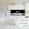 Zwanen - Hart - Zwart - Wit keuken achterwand 2 middel -sfeer4_DE