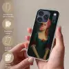 Vrouw - Portret - Kauwgombel Telefoonhoesje iPhone 17 Pro klein -sfeer3_NL