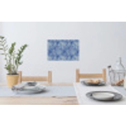 Modern - Abstract - Blauw Muursticker klein 286 -eettafel