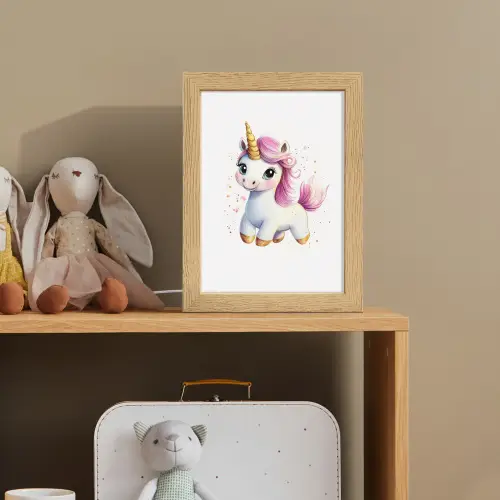 Eenhoorn - Roze - Magie Light Box met kabel klein -sfeer2_kind