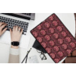 Bloemen - Waaier - Paars laptophoes neopreen klein 279 -bureau