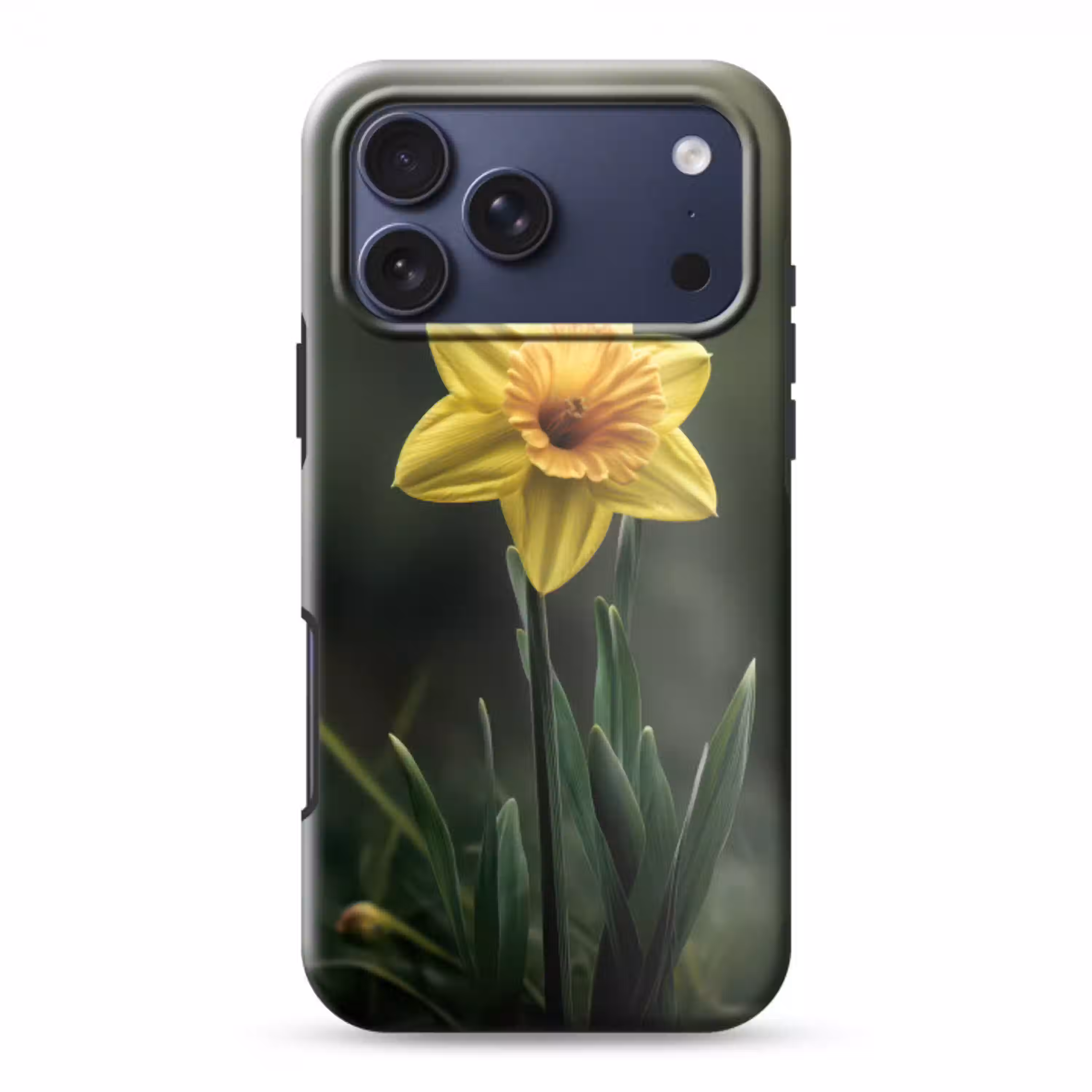 Bloem - Narcis - Gras - Geel Toughcase MagSafe Apple iPhone 17 Pro Max klein -3d