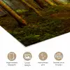 Bos - Natuur - Bomen - Landschap - Bladeren poster papier klein -closeup_NL