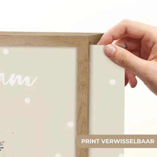 Prinses - Kroon - Bloem - Stippen Light Box met batterij (Wandlamp kind) middel -USP_websiteprintNL
