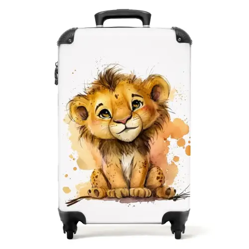 Lio leeuwtje Koffer - NBS - Handbagage middel -productfoto_recht