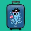 Piraten octopus met een hoed Kinderkoffer - Zwart klein -zzz_website3d_nbs