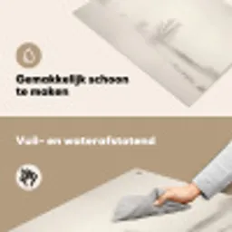 Boom - Mist - Sneeuw - Winter - Minimalistisch Inductie beschemer met haakjes klein -ky-schoon-nl
