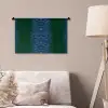 Slang - Boa - Blauw - Groen Wandkleed katoen klein 269 -sfeer4