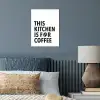 Quotes  - Koffie - Bonen - Modern poster papier klein -sfeer2