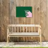 This is art - Schaduw - Roze Tuinposter op houten frame 2 cm dik klein -sfeer4