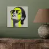 Vrouw - Bril - Verf aluminium wit klein -sfeer2