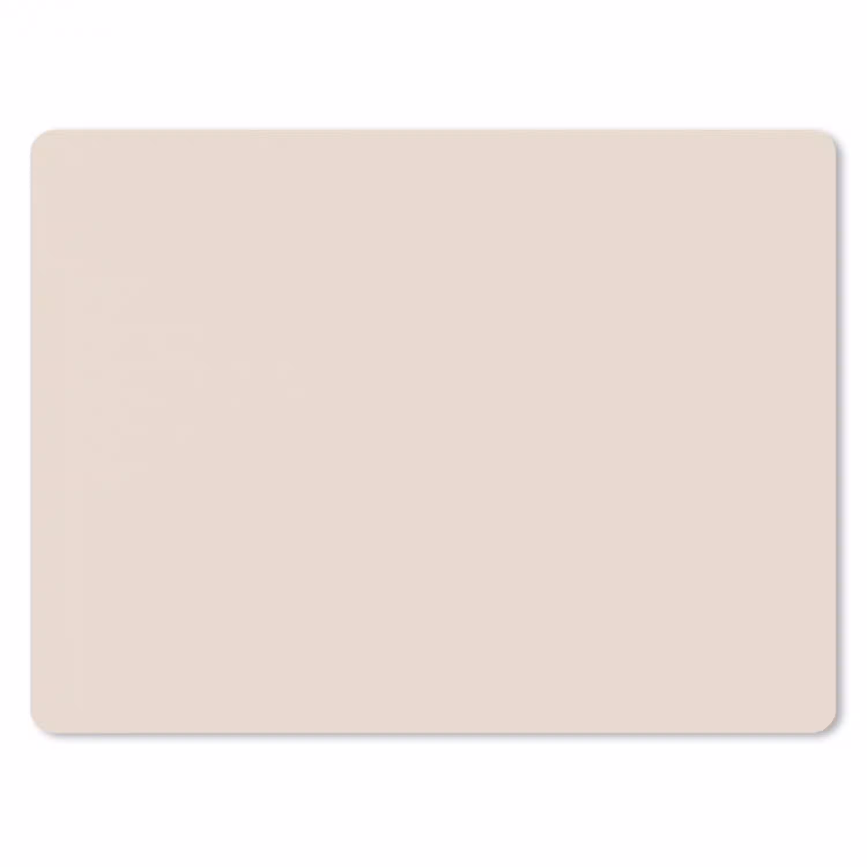 Licht - Beige - Kleuren - Kleur - Effen muismat rubber klein 262 -3d