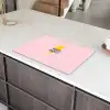 Why not - Bliksem - Roze Inductie beschermer vinyl 3mm klein -sfeer8