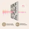 Love - Hart - Beige PET vilt klein -USP_NL