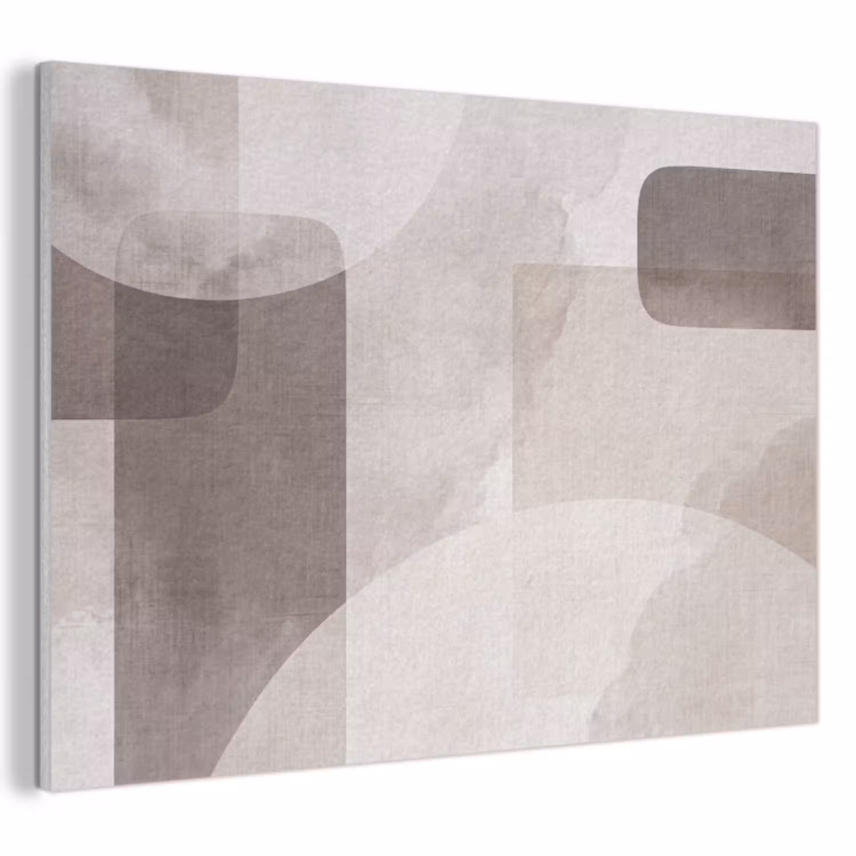 Abstracte vormen - Beige PET vilt klein -3d