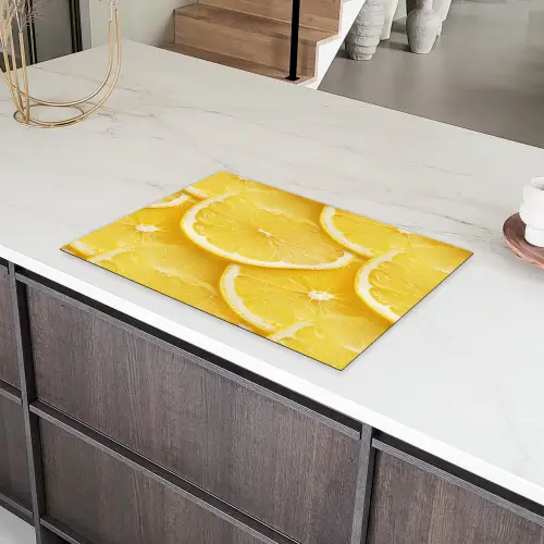 Schijfjes - Citroen - Sap Inductie beschermer vinyl 3mm klein 276 -sfeer8