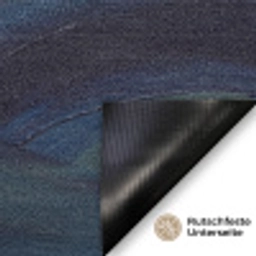 Abstract - Acryl - Blauw - Goud - Elegant Deurmat klein -antislip_DE