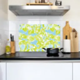 Modern - Bloemen - Groen Inductie beschemer met haakjes klein 777 -sfeer2