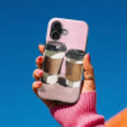 Koffiebekers - Deksel - Verf - Textuur Toughcase MagSafe Apple iPhone 17 klein -Sfeer1V