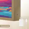 Ijsschots - Pinguïn - Abstract - Lucht Light Box met batterij (Wandlamp) middel -USP_websiteoplaadbaarNL