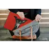 Windhond - Minimalistisch - Rood laptophoes neopreen klein -tas