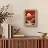 Volle maan - Landschap - Waterval Light Box met kabel (Tafellamp) klein -sfeer2