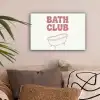 Retro - Bad - Roze canvas 2cm klein -sfeer1