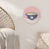 Noodles - Kom - Blauw - Illustratie Akoestische PET Vilt - Rond klein -sfeer4