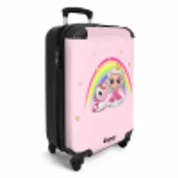 Eva eenhoornprinses NBS - Handbagage koffer - Unisex middel -productfoto_3d