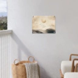 Landschap - Japandi - vogel tuinposter los doek klein -sfeer8