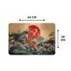 Koi - Zee - Golven - Zon Placemat vinyl groot -specs