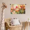 Tulpen - Sprookjesachtig - Kleurrijk Wandkleed katoen klein -wsfeer5_kind