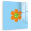 Bloem - Smiley - Kleurrijk plexiglas 5mm klein -zzzproduct_nieuw