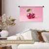 Disco - Kersen - Roze Wandkleed katoen klein -sfeer1