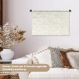 Abstract - Ruiten - Beige Wandkleed katoen klein 269 -tsfeer1_DE