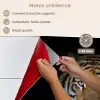 Tijger - Wilde dieren - Portret - Zwart - Dieren keuken achterwand spatscherm klein -spatscherm_FR