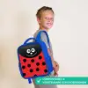 Dierenportret - Lieveheersbeestje - rood Kinderrugzak - Blauw middel -sfeer3_NL