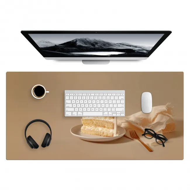 Sous main bureau - Gâteau à la vanille - Gâteau - Crémeux