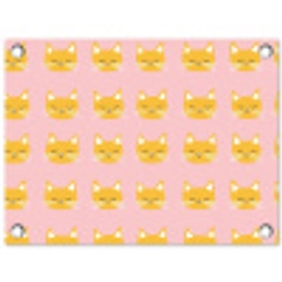 Katten - Patroon - Roze tuinposter los doek klein 239 -3d