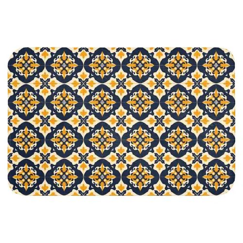 Patroon - Siertegel - Kleurrijk WCmat klein 1009 -3d
