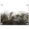 Marmer - Zwart - Goud - Luxe - Marmerlook tuinposter los doek klein -3d