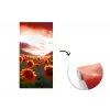 Zonnebloemen - Zonsondergang - Landschap fotobehang vinyl groot -3d