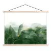 Marmer - Groen - Luxe - Goud - Marmerlook textielposter latten blank klein -3d