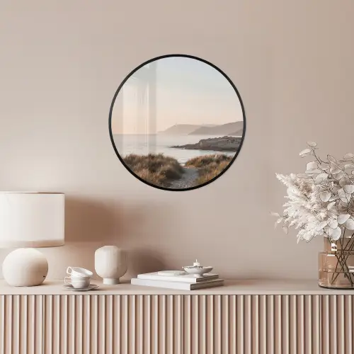 Landschap - Kust - Duinen Fotolijst rond zonder passe partout klein -sfeer3