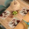 Kerstman - Rendier - Kerst - Christmas Placemat vinyl groot -zzsfeer5_Kitchenyeah-website
