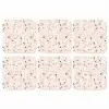 Terrazzo -  Patroon - Kleurrijk - Indigo onderzetter kurk middel 366 -3d