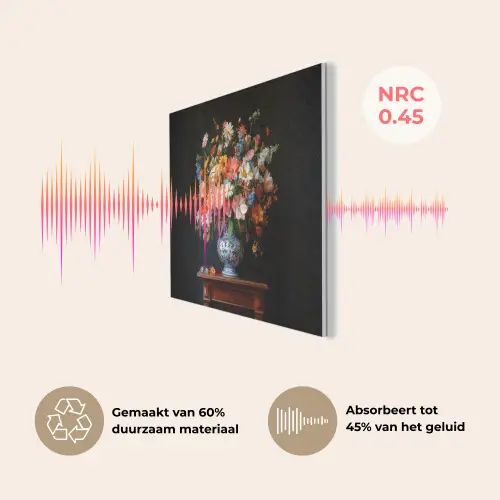 Boeket - Roze - Bloemen - Vaas PET vilt klein -USP_NL